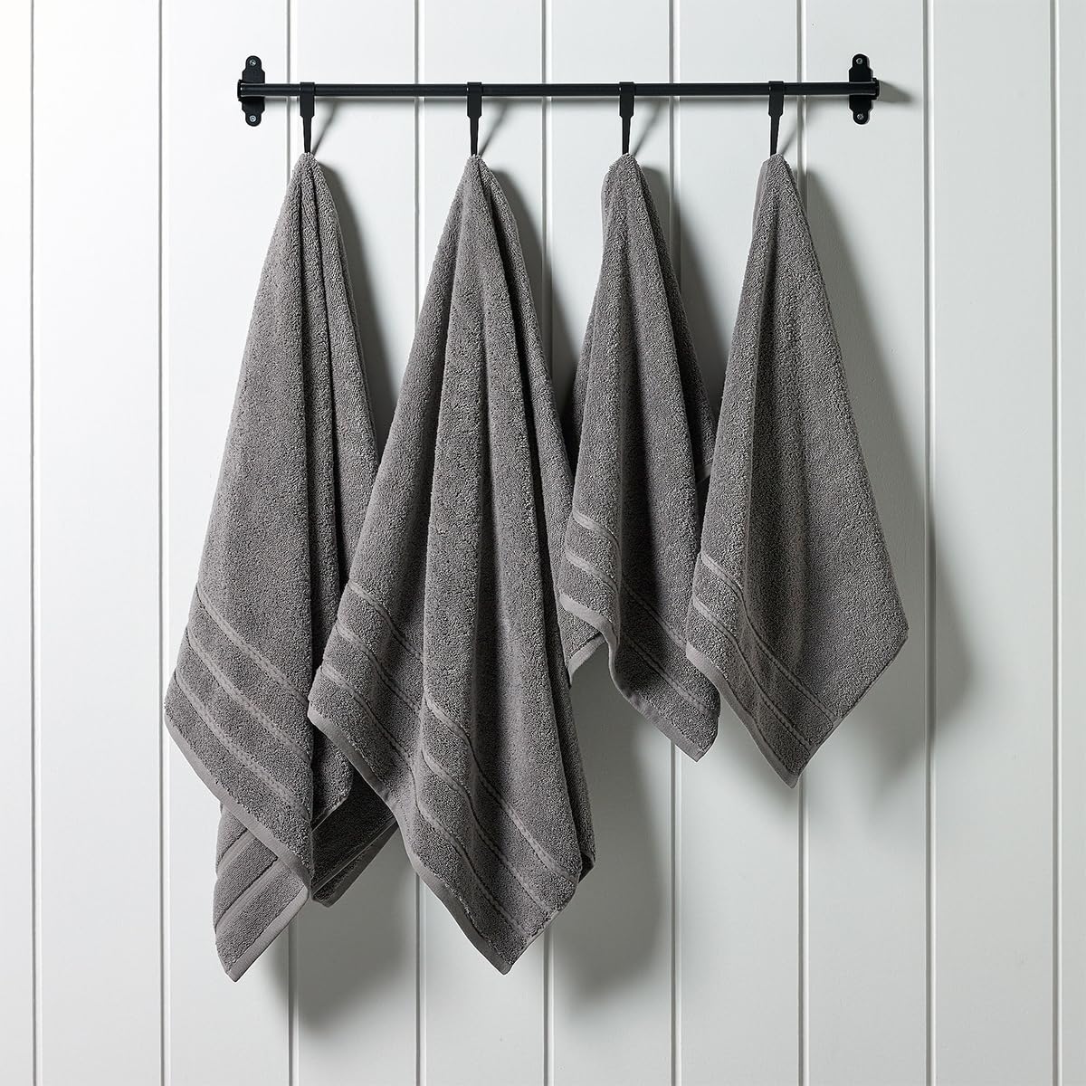 Christy Antalya Family Towel Set | 6 Piece | 100% Turkish Cotton | 600GSM | Soft Plush Luxury Towel Set | 2 Bath Sheets 2 Bath Towels 2 Hand Towels