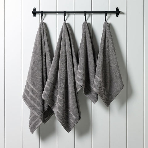 Christy Antalya Family Towel Set | 6 Piece | 100% Turkish Cotton | 600GSM | Soft Plush Luxury Towel Set | 2 Bath Sheets 2 Bath Towels 2 Hand Towels