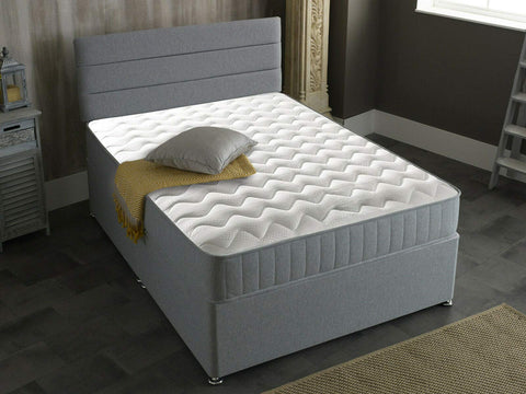 Starlight Beds Castle Double Mattress, Grey, 5ft x 6ft6