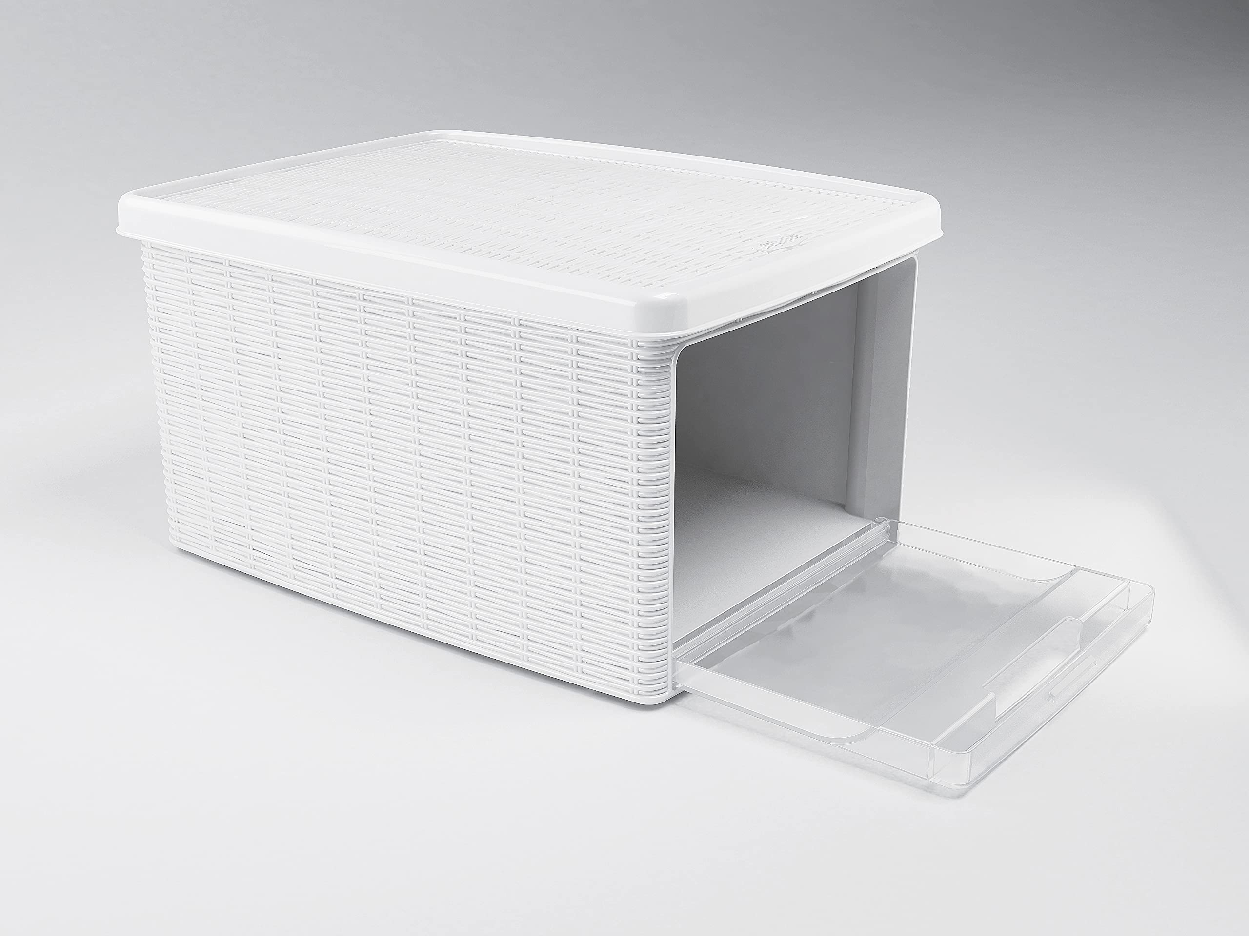 Stefanplast Elegance Multipurpose Case with Front Door, White, Medium/29 x 39 x 21 cm