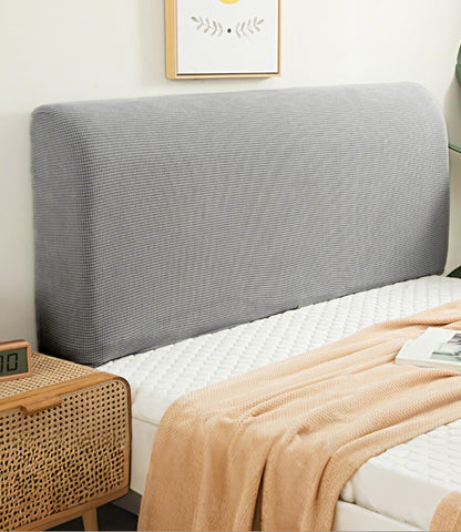 FANSU Headboard Cover for Single Double King Size Bed, Polar fleece Dustproof Headboard Wrap