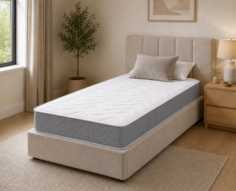 Starlight Beds Twilight Grey Shorty Mattress - 2ft6 x 5ft9