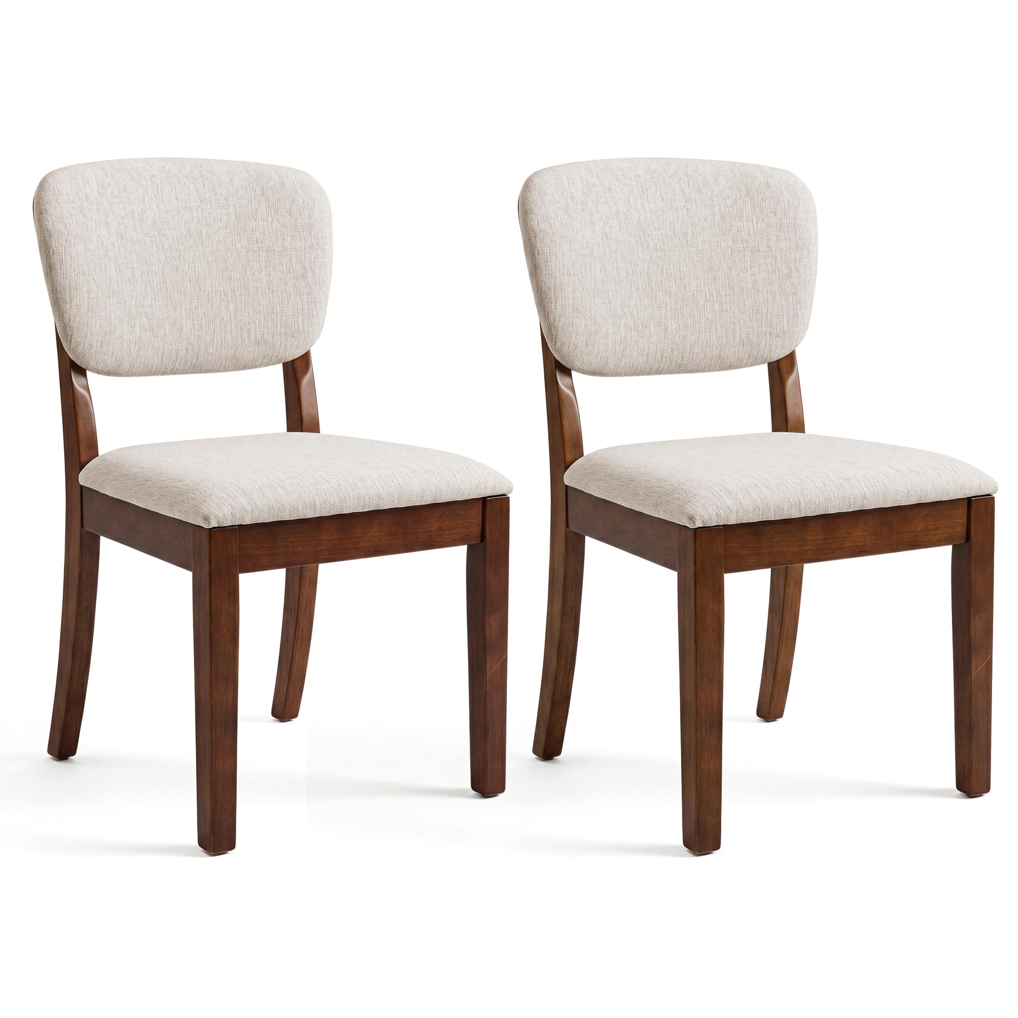 BonVache Upholstered High Back Kitchen Chair Dining Chairs set of 2