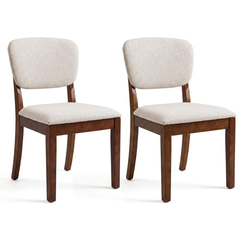 BonVache Upholstered High Back Kitchen Chair Dining Chairs set of 2