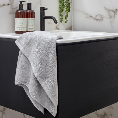 Christy Cirrus Quick Dry Towel Set | 4 Pieces | 2 Hand 2 Bath | Super Soft and Fluffy | Lightweight Bathroom Shower Towels | 100% Cotton | Cloud Grey