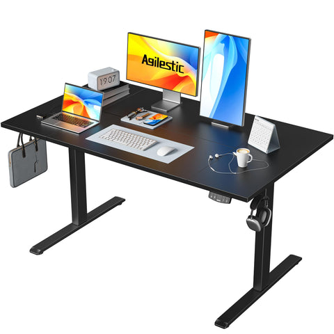 Agilestic Height Adjustable Electric Desk, 2 Memory Height, 140x80cm