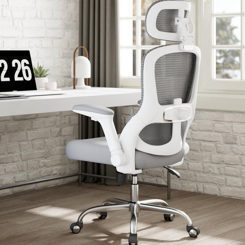 TRALT Ergonomic Office Chair - Home Office Desk Chairs - 400 LBS Mesh High-Back Computer Desk Chairs Comfy with Adjustable Lumbar Support Gaming