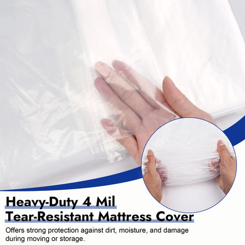 Waterproof Mattress Cover for Moving & Storage, 120 × 240 × 35 cm