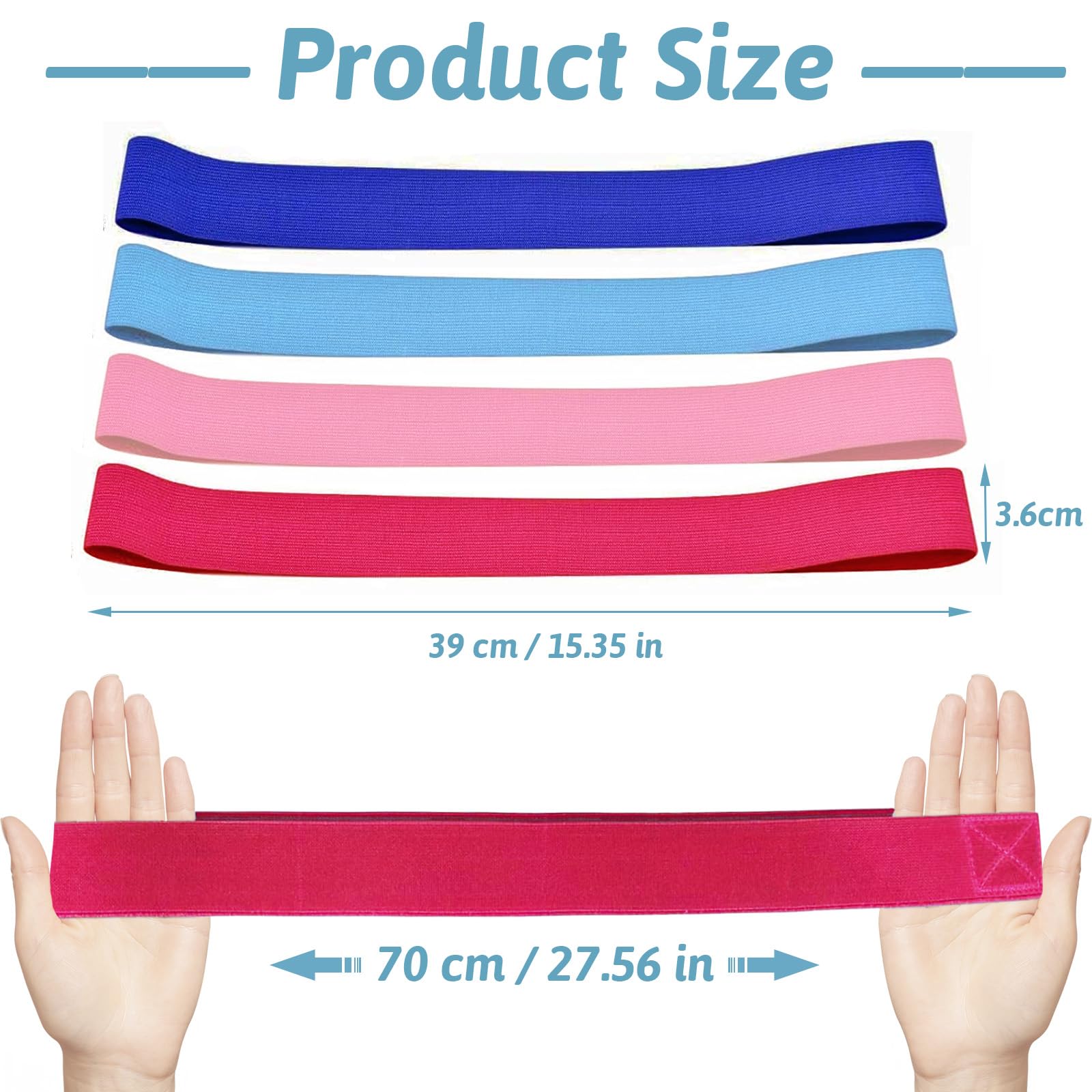 GEMMAHW 4Pcs Beach Towel Bands for Sun Loungers, Elastic Bands for Sunbed Towel, Windproof Sun Lounger Straps