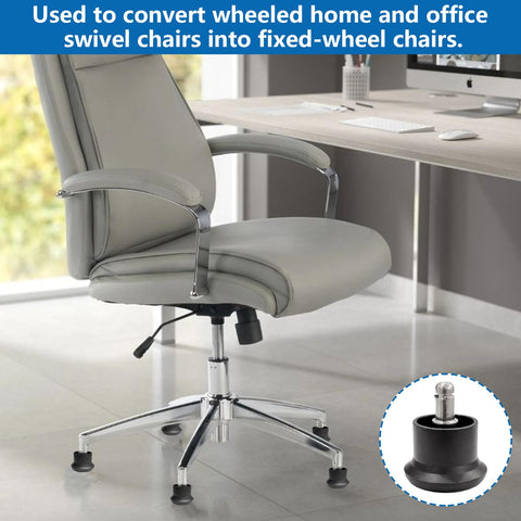 5 Pcs 2 Inch Desk Chair No Wheels,With Soft Rubber Bottom,Bell Glides Replacement,Office Chair No Wheels,Used To Convert Swivel Chairs Castors