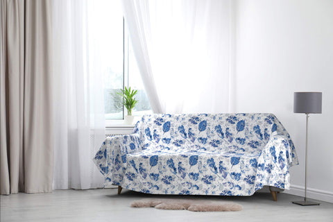 Italian Bed Linen Fantasy Towel 2Pst Printed 270 x 280 cm Foglie