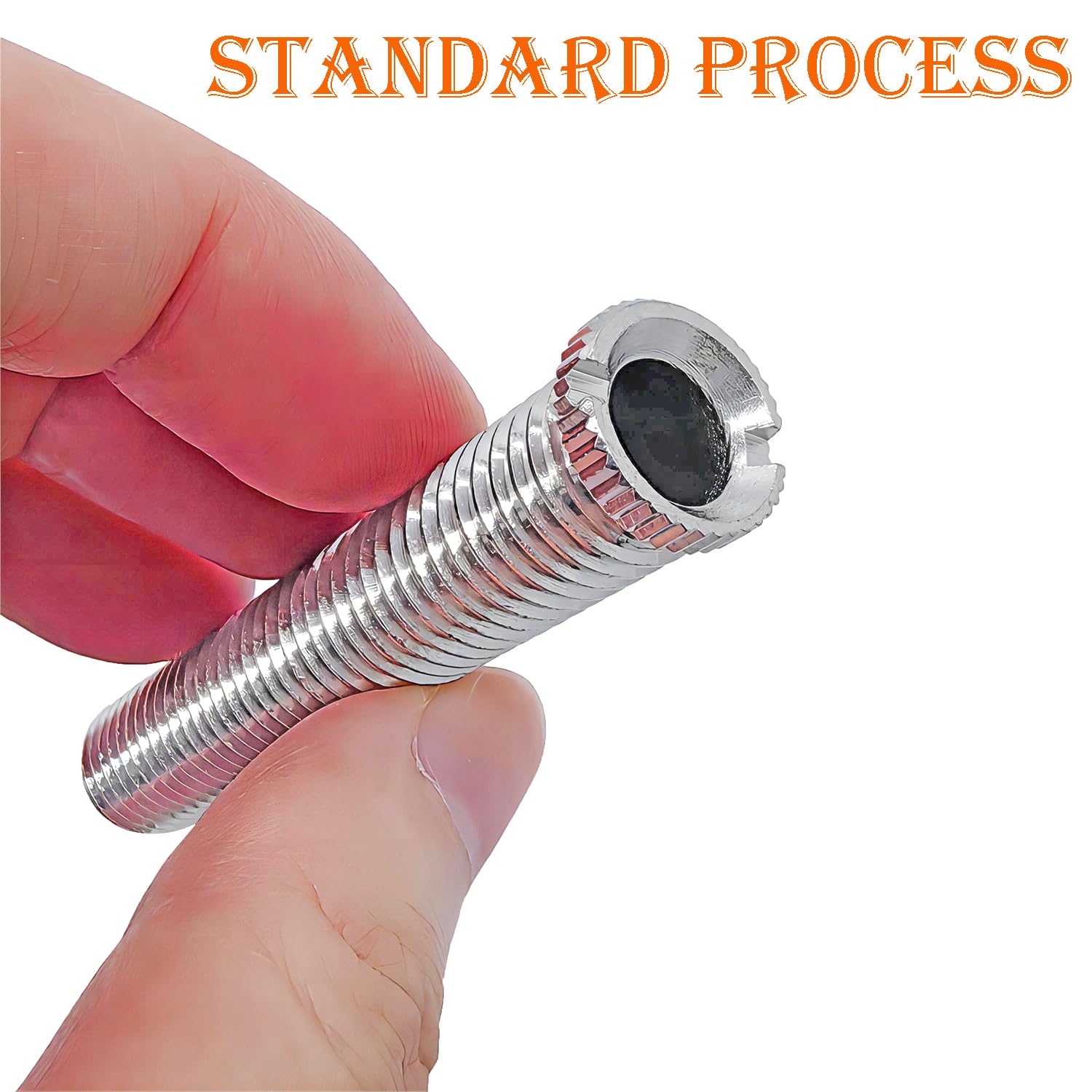Qrity 70mm Ceramic Wash Basin Extended Bolt Screw Kitchen Sink Basket Strainer Plug Screw for Marble Artificial Quartz Stone Wash Basin