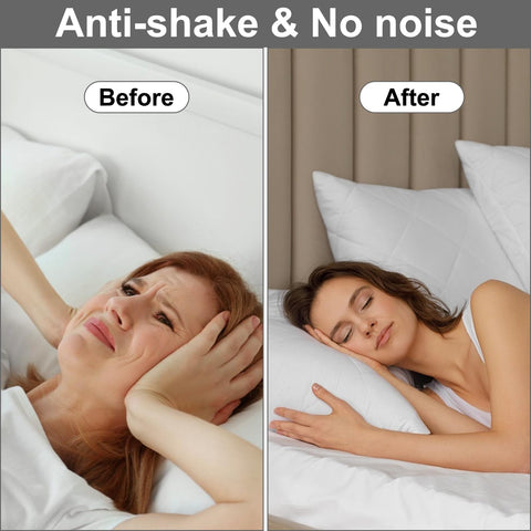 Furniture bed Headboard Stoppers, 10 PCS Self Adhesive EVA Foam Anti Shake Fixers for Wall Beds