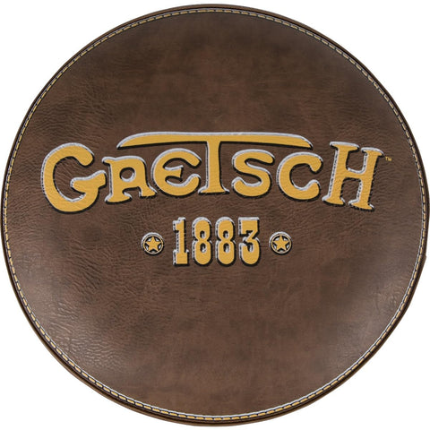 Gretsch 1883 Logo Padded Swivel Barstool for Musicians, 24 Inch