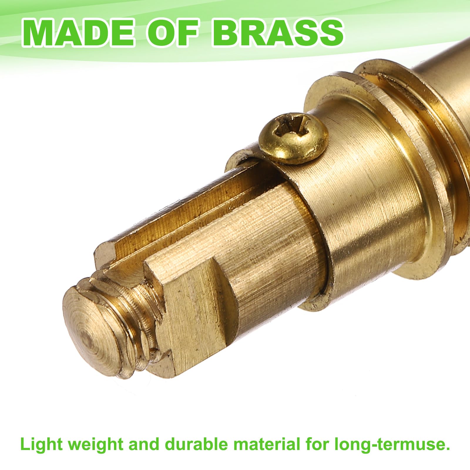 sourcing map Basin Sink Clicker, Replacement Sink Basin Clicker Brass Push Spring Plug for Home Bathroom Bathtub Sinks Drain Stopper