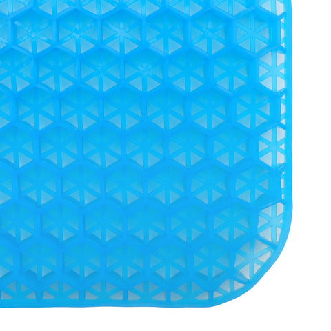 ZEONHEI 2 Pack 43 x 36cm Honeycomb Cushion, Chair Gel Seat Cushion Pads With Non-Slip Cover, Breathable and Cool Chair Seat for Office, Car