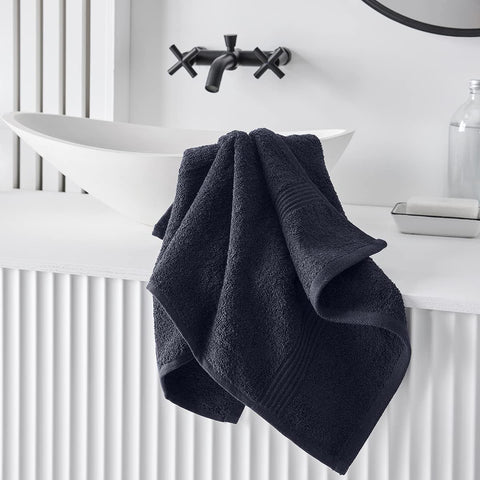 TODAY Essential Cotton Bath Towel 50 x 90 cm Plain Navy