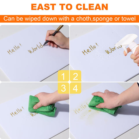 Novelfun 16PCS White Desk Dividers for Students Portable Privacy Shields