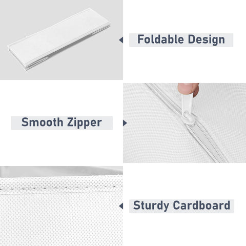 DIMJ 20Pack Underwear Drawer Organiser - Fabric Drawer Dividers for Clothes
