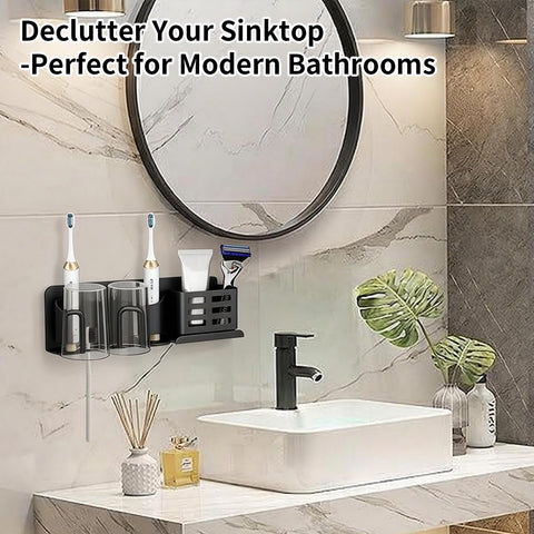 Toothbrush Holder Wall Mounted Electric Toothbrush Holder for Bathroom