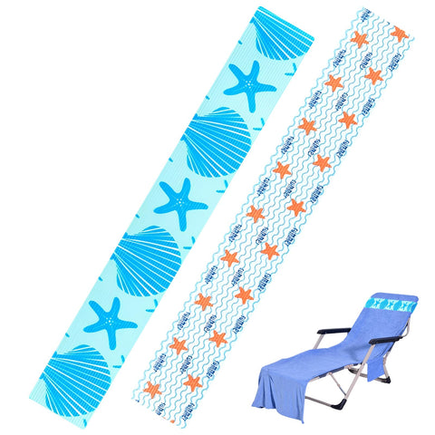 Beach Towel Bands, Towel Bands for Sun Loungers, 40 CM * 5CM 2Pcs