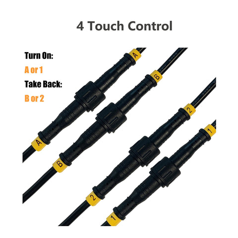 STAIGO Touch Sensor Control Box Replacement Lift Chair/Electric Loungers/Power Supply Sofa for Limoss/Okin/Kaidi (4 Touch)