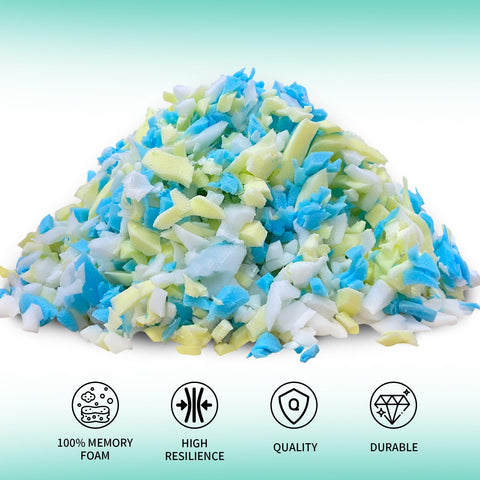 HONEHO 17.6KG Shredded Memory Foam Filling Bean Bag Chair Filler