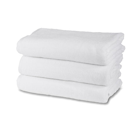 Set of 3 Bath Towels in Terry Towel, 100% Cotton, 3 Bath Towels, 90 x 140 cm, 450 g/m², Double Twisted, Ideal for B&B and Hotel