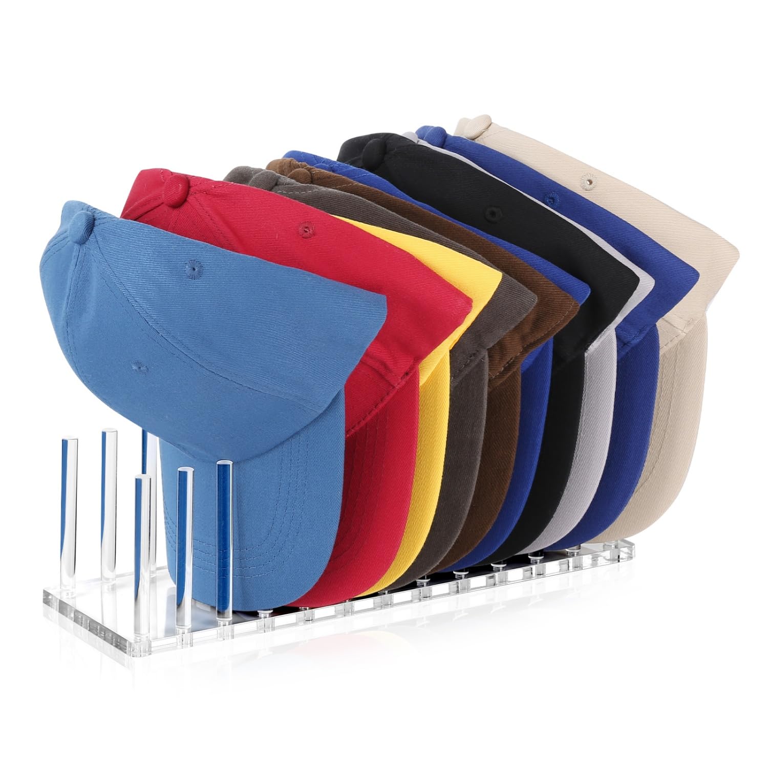 AFAjwsc Hat Organizer and Display Stand for 12 Caps, Baseball Cap Holder