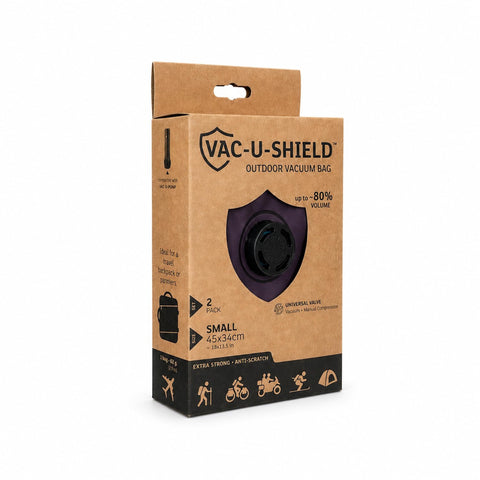 Vac-U-Shield 6 Outdoor Vacuum Bags, 3 Sizes S M L, Travel Anti-Scratch