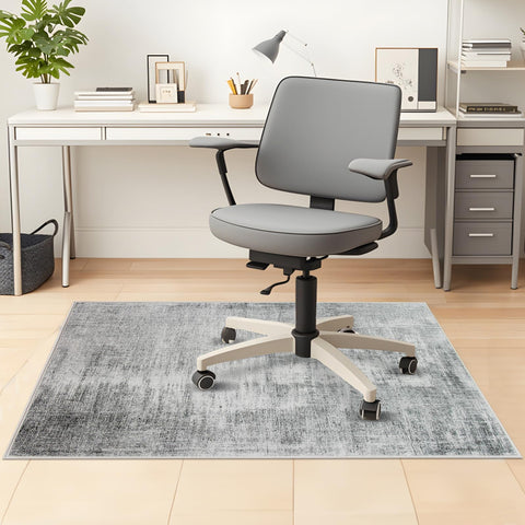 Office Chair Mat 90 x 120 cm, Floor Protector for Office Chair, Anti-Slip