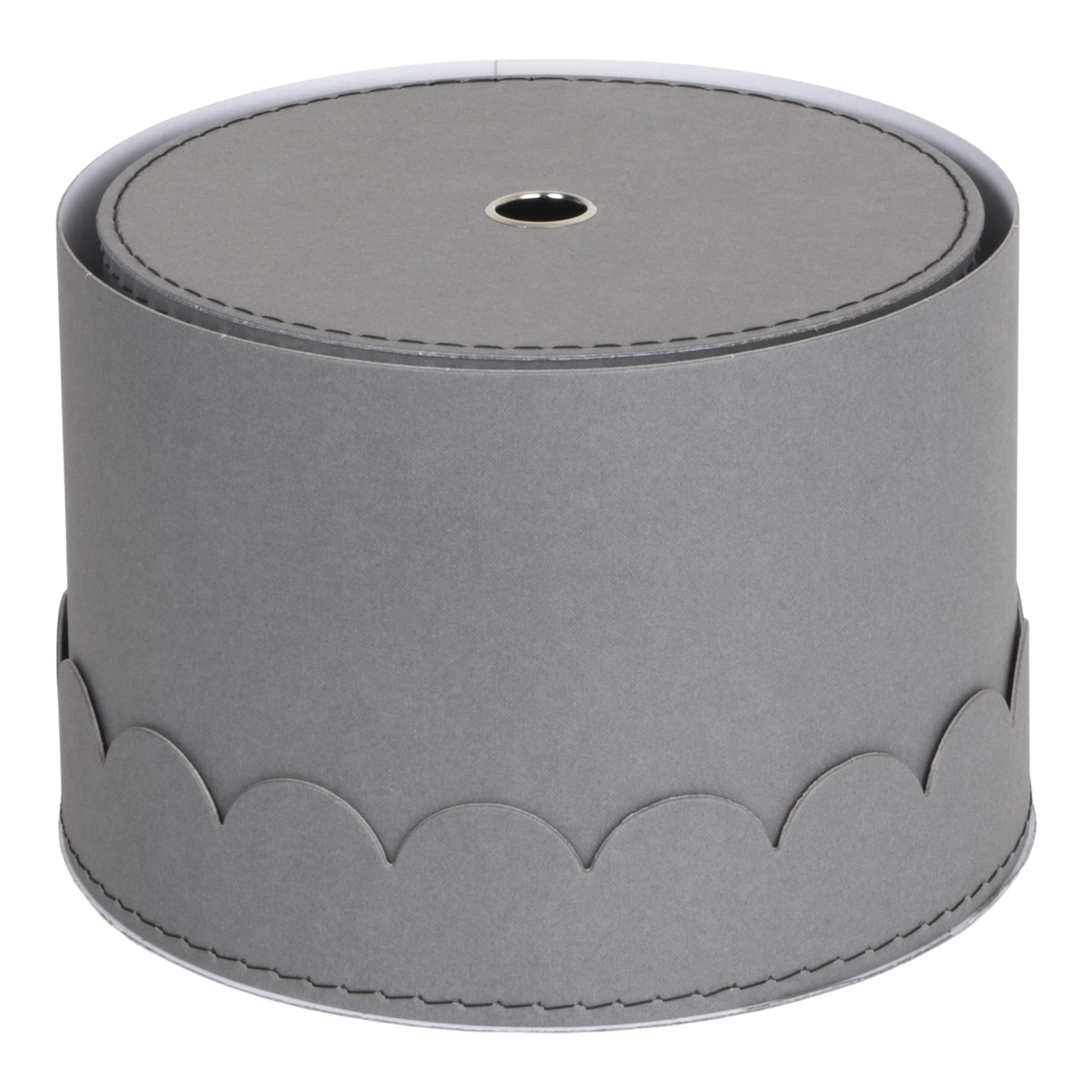 Bigso Box of Sweden WILMA Set of 2 Round Storage Boxes with Lids - Organiser Box with Lid for Clothes, Toys etc.