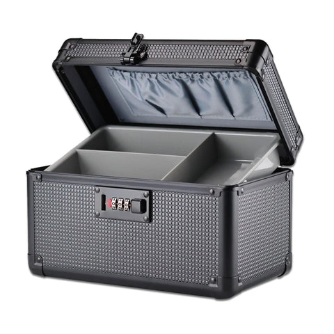 Pogianhae Medicine Lock Box with Code, Secure Multipurpose Locking Box