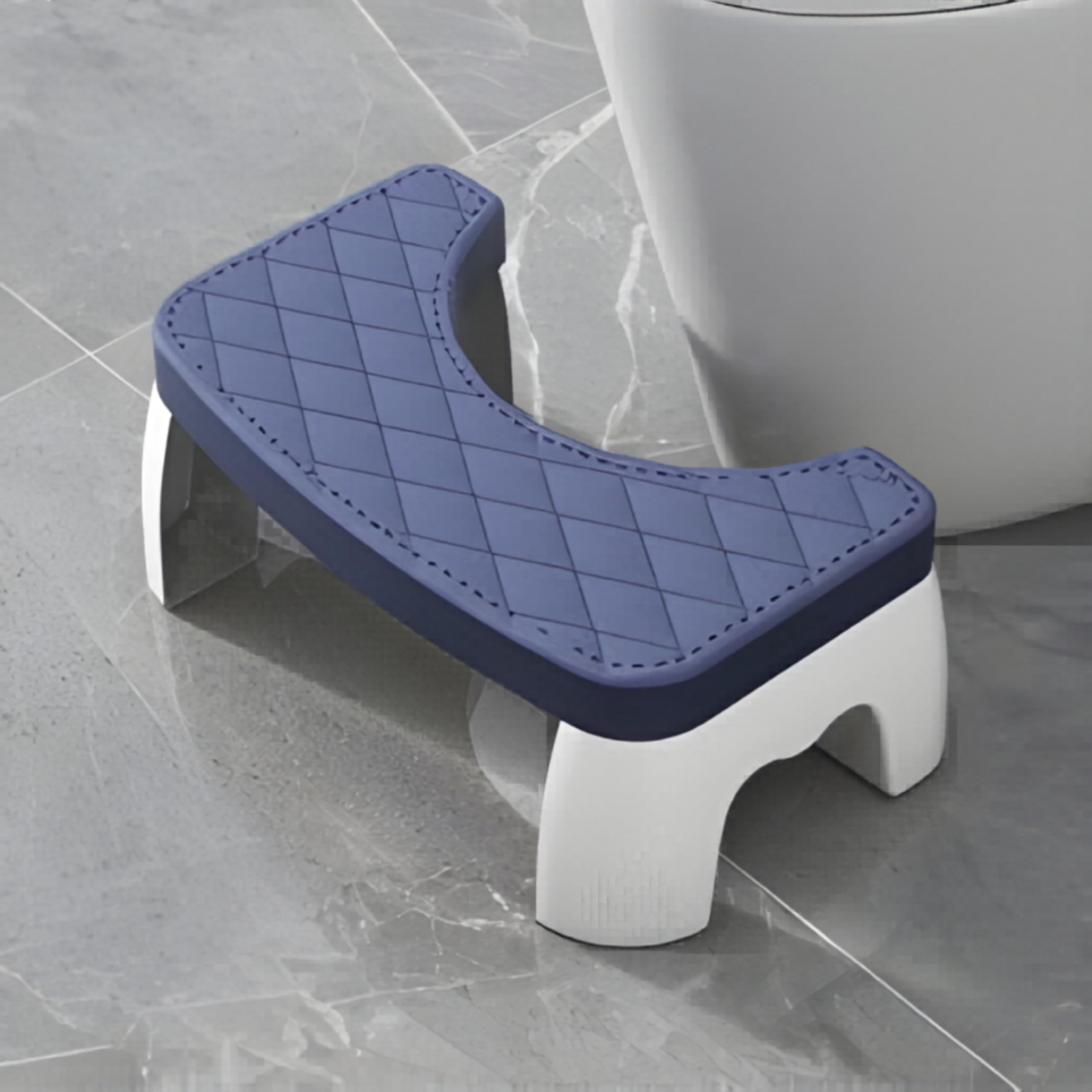Poop Stool for Adults – Bathroom Toilet Stool for adults | Toilet Step & Foot Rest for Toilet | Ergonomic Poo Stool for Healthy Sitting Position