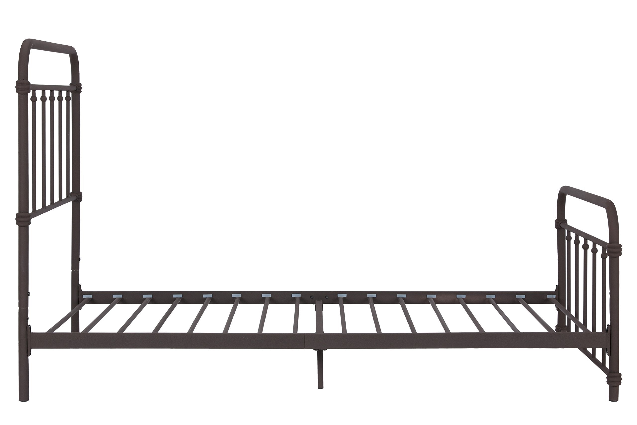 DHP Furniture Wallace Metal Bed, Bronze Single