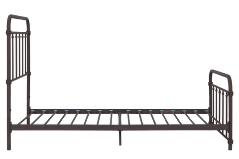 DHP Furniture Wallace Metal Bed, Bronze Single