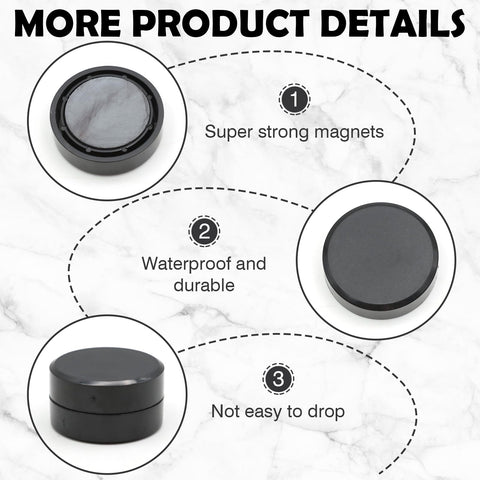 18 Pcs Magnetic Shower Curtain Weights, Strong Shower Curtains Magnets Curtain Weights Bottom No Sew