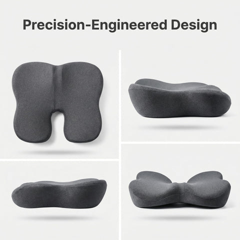 Sennycat Memory Foam Seat Cushion for Office Chair, Ergonomic Coccyx Support for Tailbone Pain Relief, Car Seat Pad