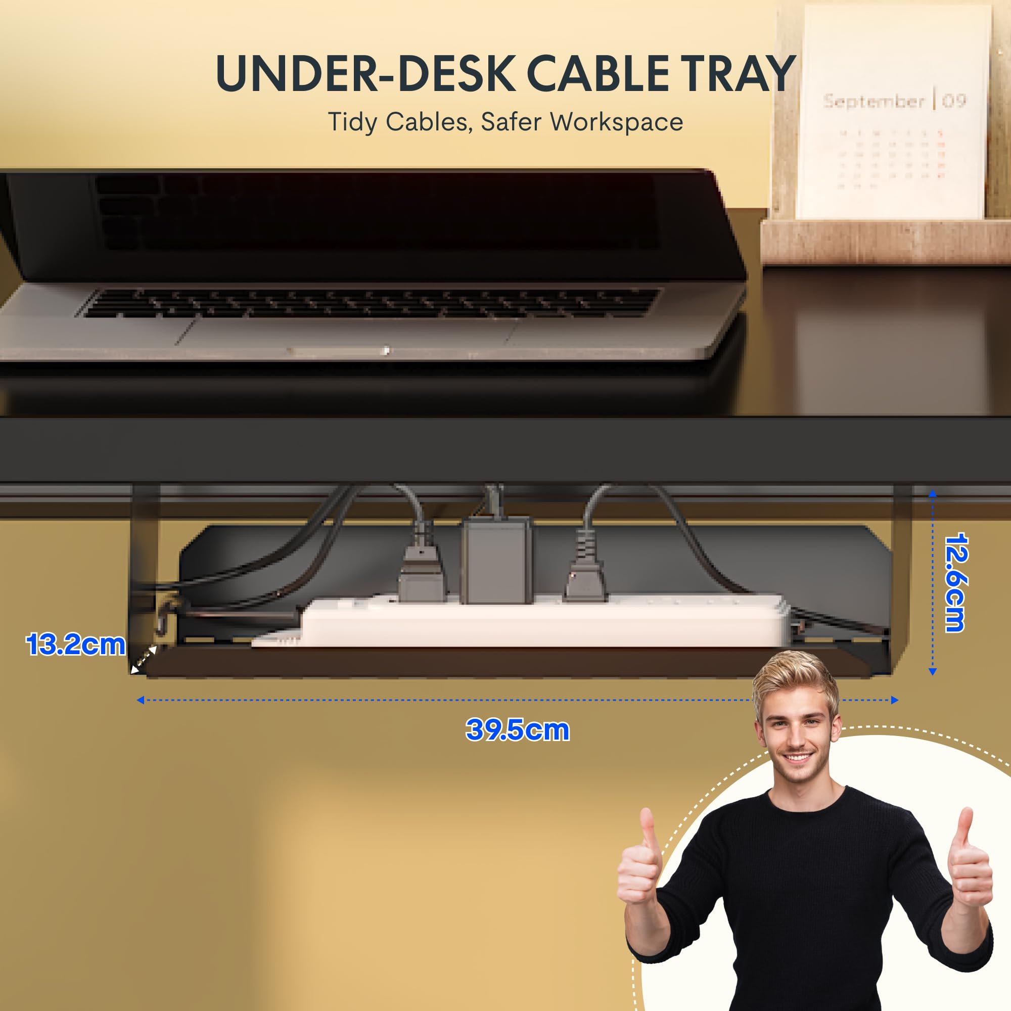 FlexiSpot E1 Plus ONE PIECE Electric Standing Desk Height Adjustable Sit Stand Desk with Memory Smart Panel(100 * 60cm, Black Frame+Black Desktop)