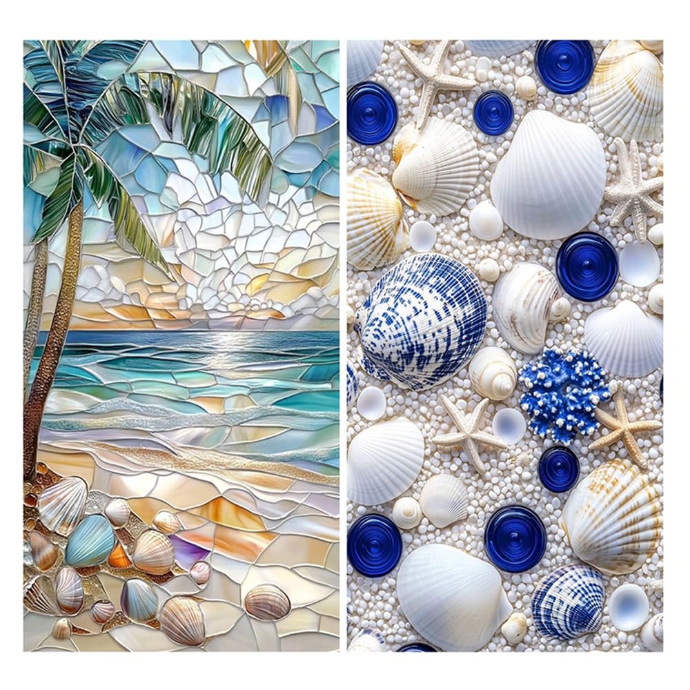 JAODFK 2 Pcs Microfibre Beach Towel 71"X32" Quick Dry Shell Lightweight Sand Free Extra Large Thin Towels Travel Essentials For Adults Womens Swim