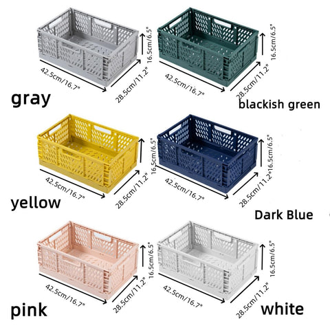 YisheenHome Collapsible Storage Box, 42.5×28.5×16.5cm