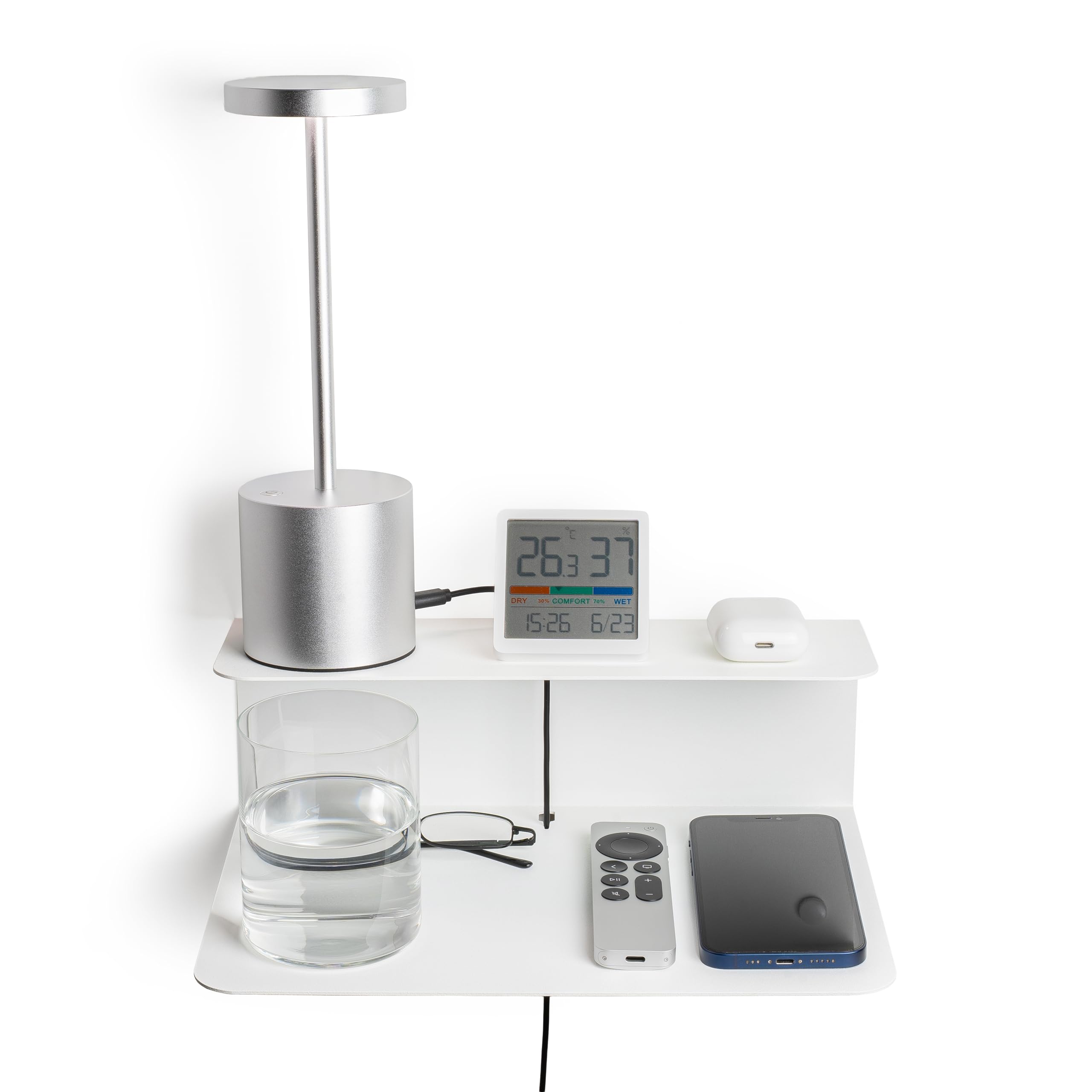etterr Bedside Table Bedside Table Bedside Tables Black Bedside Tables Bedroom Bedside Tables Bedroom (1 Piece, White, 20 x 30 x 10 cm)