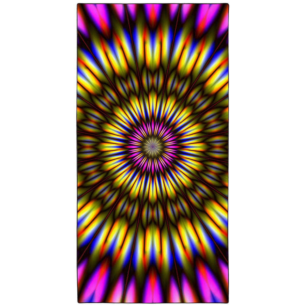 YISUMEI Radiant Tie-Dye Beach Towels for Adults Extra Large 180x90cm, Microfibre Quick Dry Towel for Travel Swimming Camping Sports