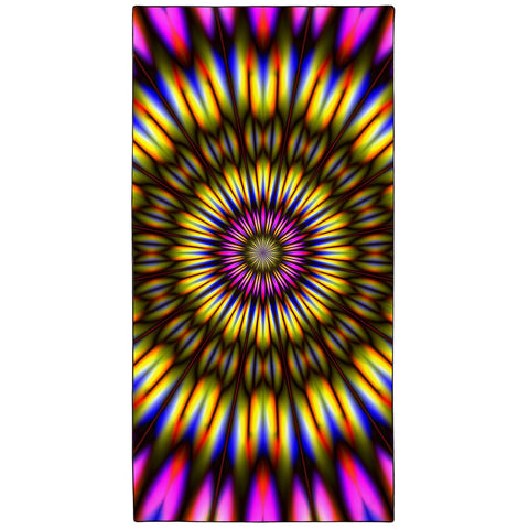 YISUMEI Radiant Tie-Dye Beach Towels for Adults Extra Large 180x90cm, Microfibre Quick Dry Towel for Travel Swimming Camping Sports