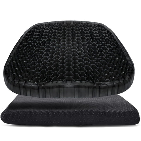 Wenisuow Gel Cushion for Sitting, Thick Gel Seat Cushion with Cover, Black