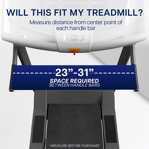 VIVO Universal Treadmill Desk, Ergonomic Platform for Notebooks, Tablets, Laptops, and More, Workstation for Treadmill Handlebars up to 31 inches