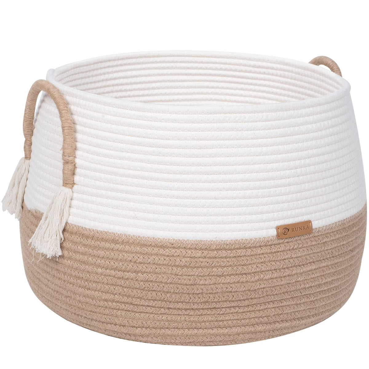 R RUNKA Cotton Rope Basket 38 x 40 x 30 cm