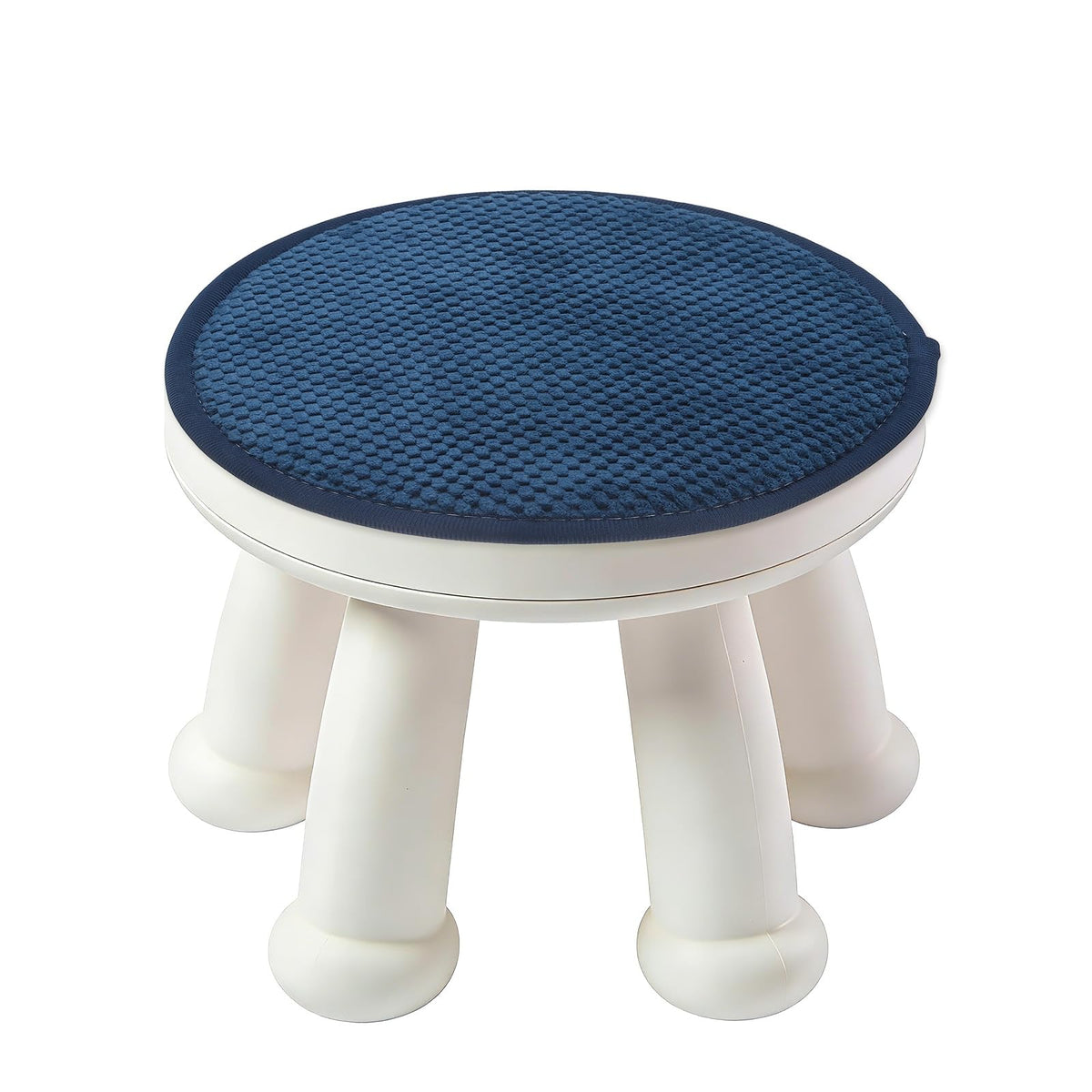 sourcing map Round Stool Cushion, 12 x 12 Inch Round Seat Pads with Elastic Straps