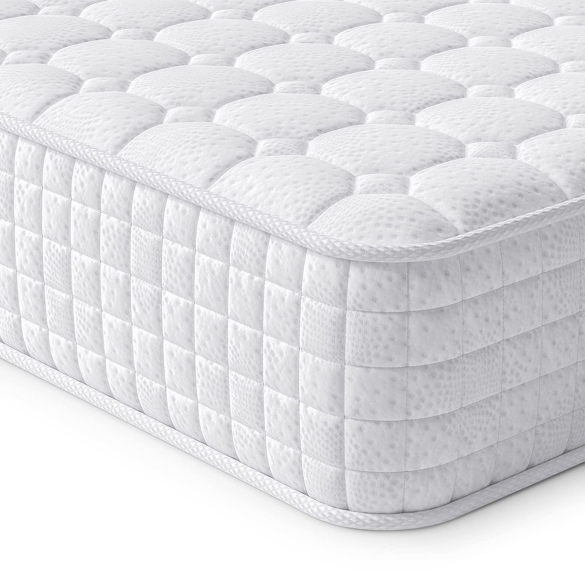 Vesgantti Double Mattresses Hybrid Mattress 135x190x25cm, White