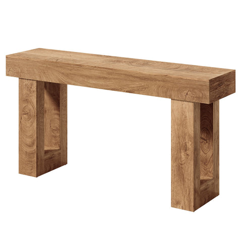 LITTLE TREE 160cm Long Console Table for Entryway, Sofa Table Behind Sofa, Wood Entrance Table, Hallway Table